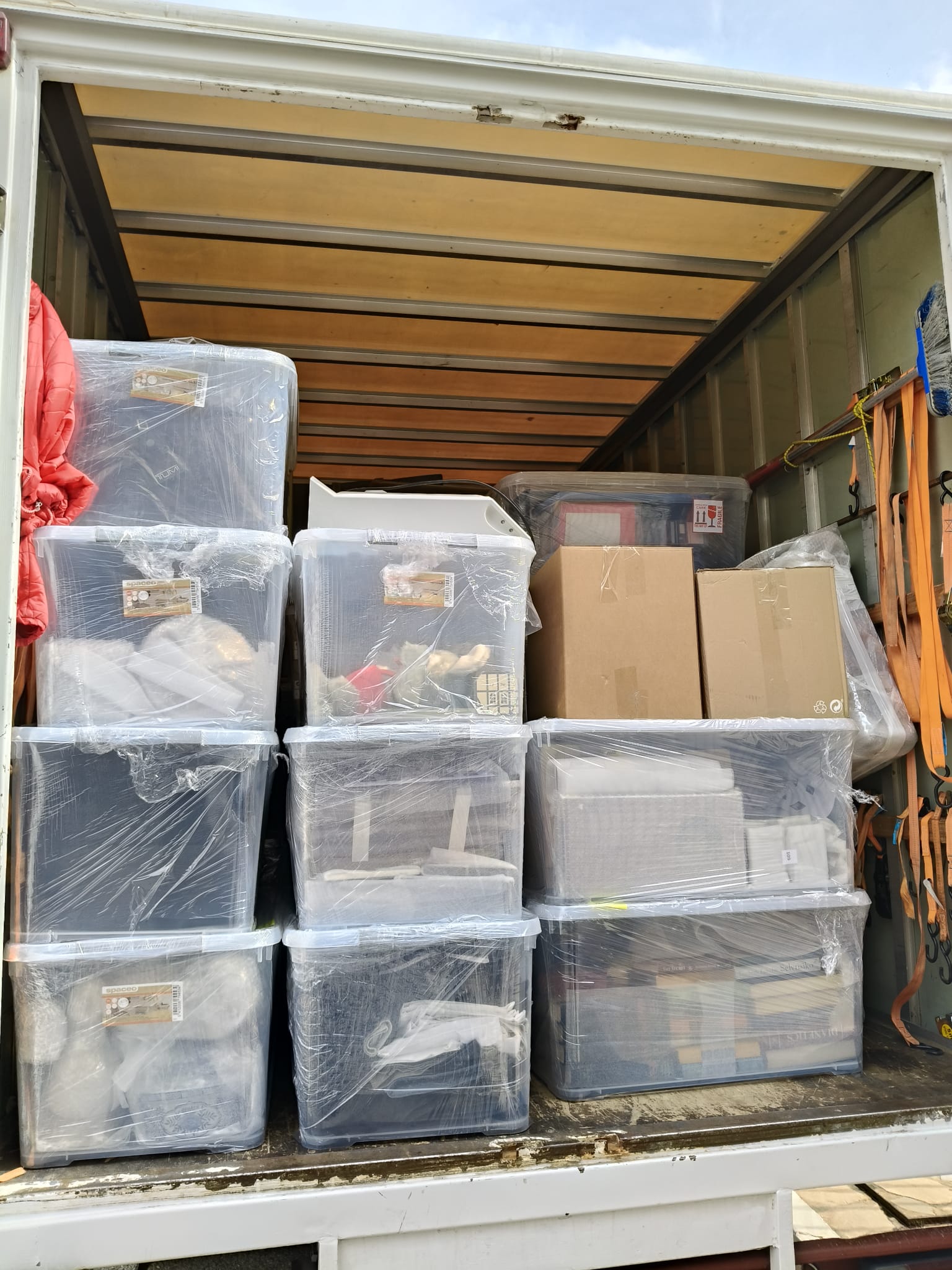 Organización de cajas