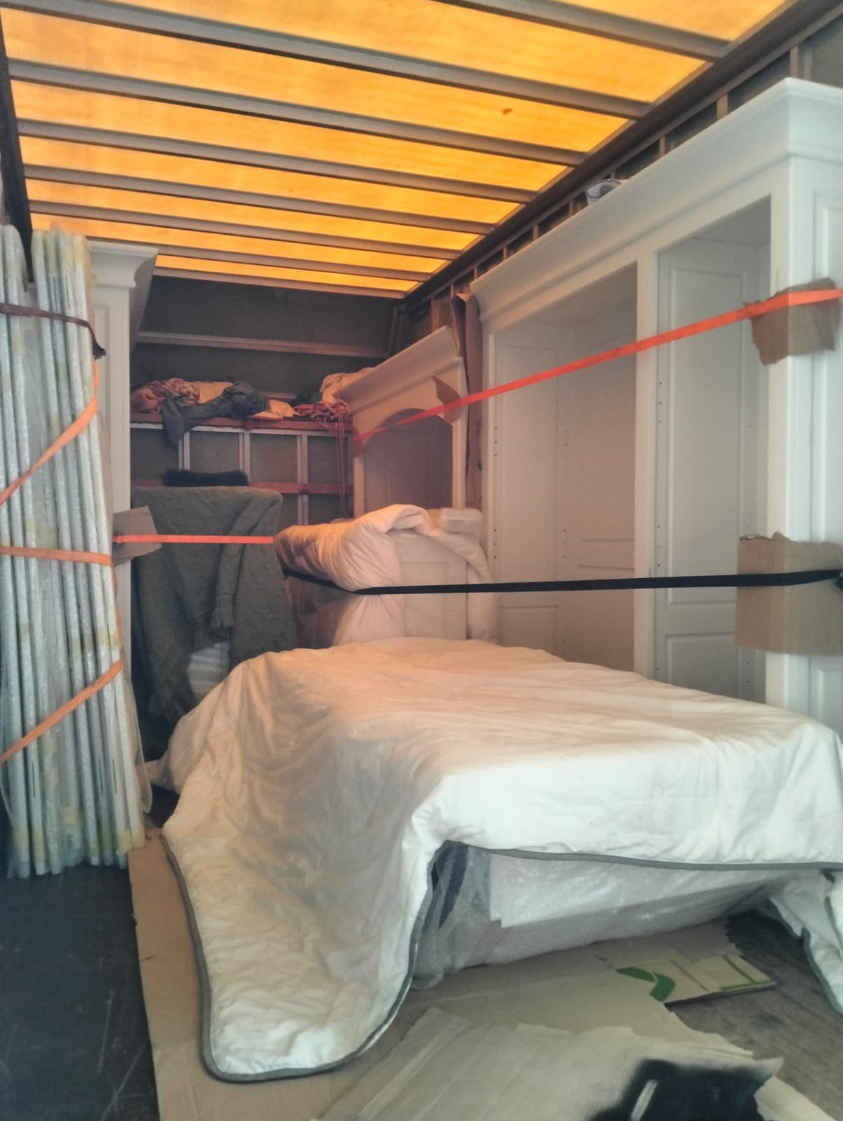 Embalaje de colchón y cama