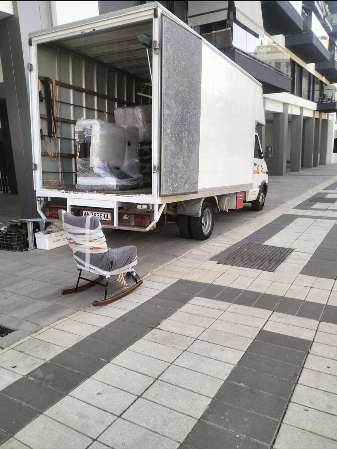 Transporte de sillas protegidas